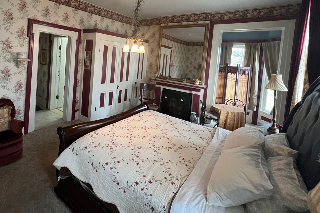 King-sized bed